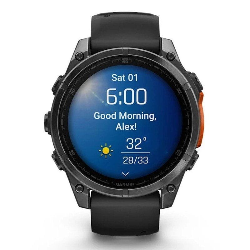 Garmin Fenix 8 AMOLED 47mm Acero Negro - Reloj Inteligente - Ítem1