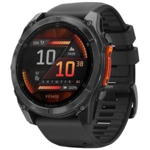 Garmin Fenix ​​​​8 AMOLED 51 mm Acier Noir - Montre connectée