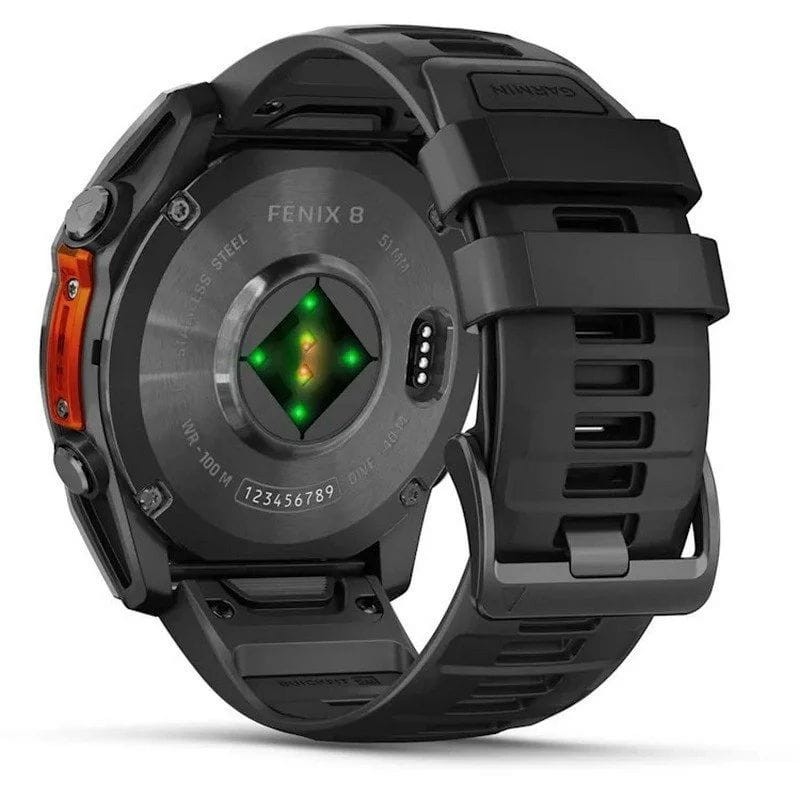 Garmin Fenix 8 AMOLED 51mm Acero Negro - Reloj Inteligente - Ítem5