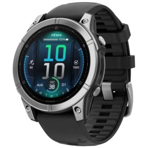 Garmin Fenix ​​​​E 47mm Acier Noir - Montre Intelligente