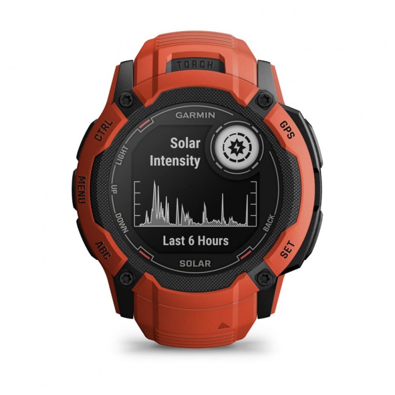 Reloj inteligente Garmin Instinct 2X Solar 50mm Rojo - Ítem1