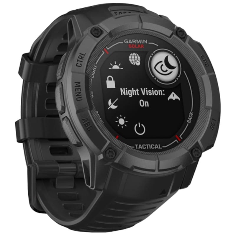 Garmin Instinct 2X Solar Tactical Edition 50 mm Noir - Montre intelligente avec GPS - Ítem1