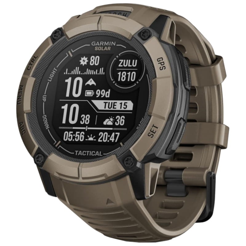 Garmin Instinct 2X Solar Tactical Edition 50 mm Marron - Montre intelligente avec GPS - Ítem