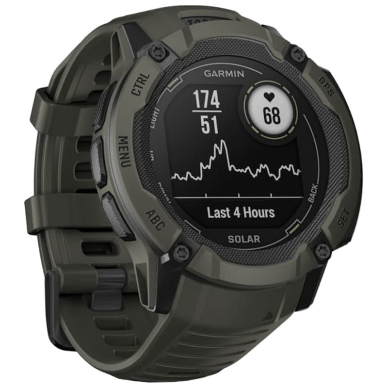 Garmin Instinct 2X Solar 50mm Vert - Montre Connectée avec GPS - Ítem1