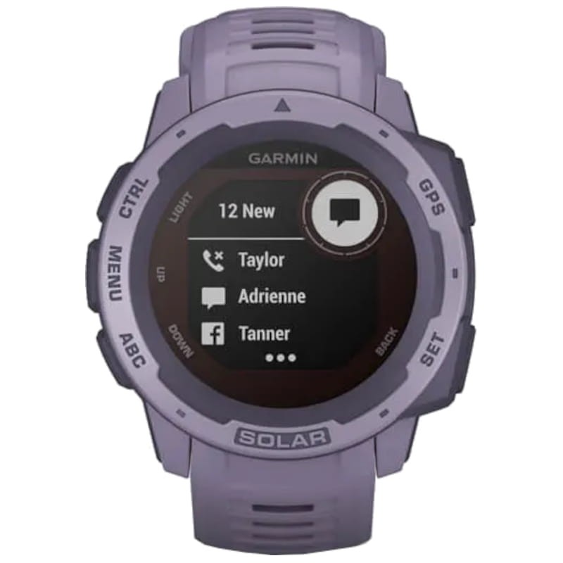 GPS Garmin Instinct Solar Purple Coral Montre connect e