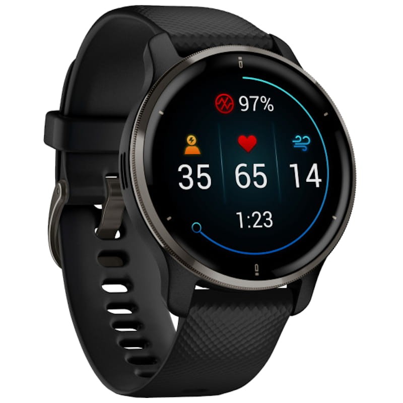Garmin Venu® 2 PLUS - Reloj inteligente multideporte con GPS Relojes  deportivos