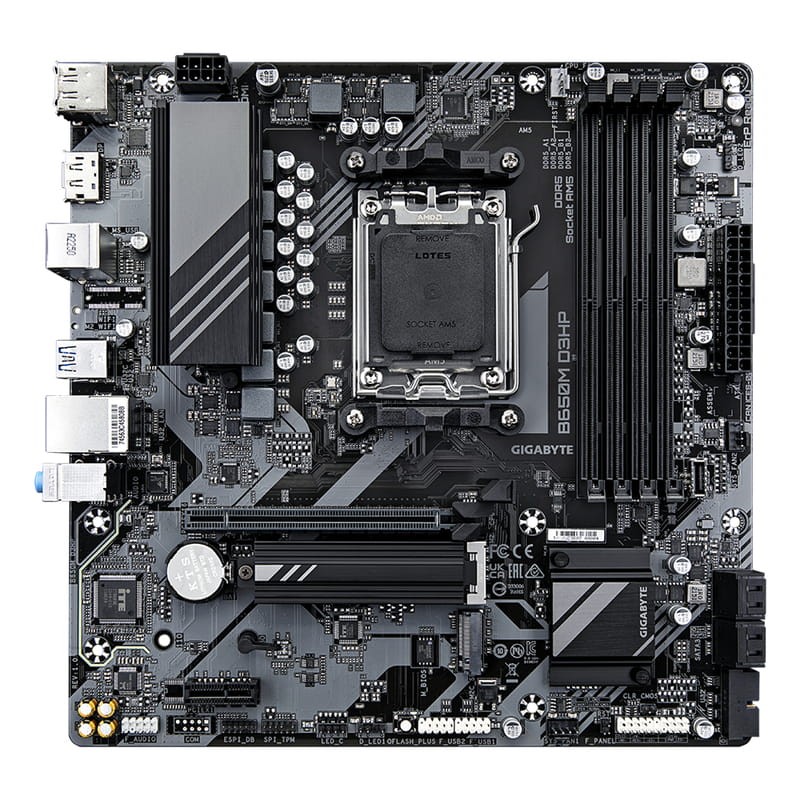 Gigabyte B650M D3HP G10 AM5 micro ATX - Placa-mãe - Item1