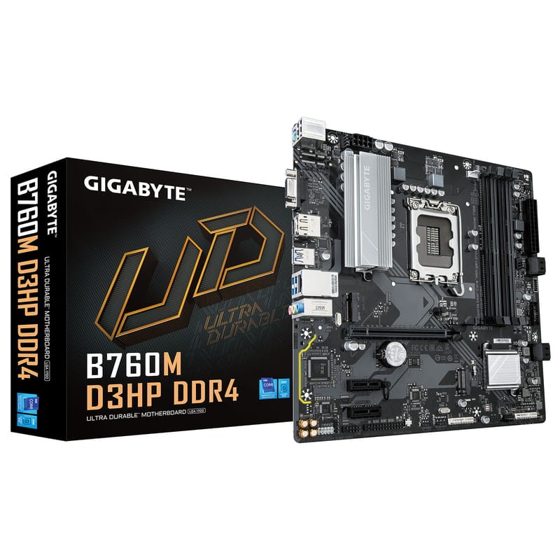 Gigabyte B760M D3HP DDR4 B760 LGA 1700 micro ATX - Placa base - Ítem