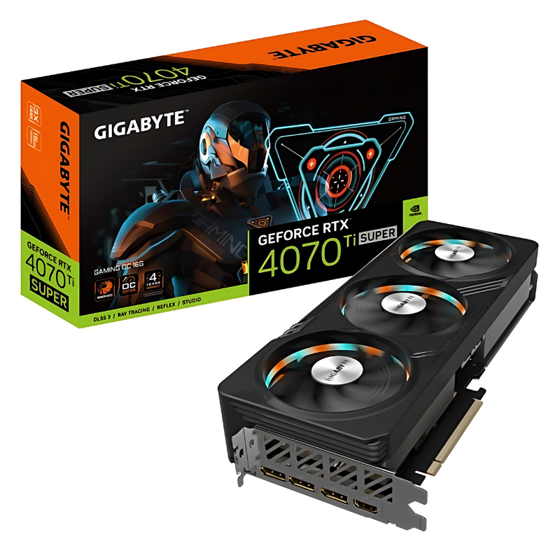 GIGABYTE GAMING GeForce RTX 4070 Ti SUPER OC 16 GB GDDR6X - Carte graphique - Ítem