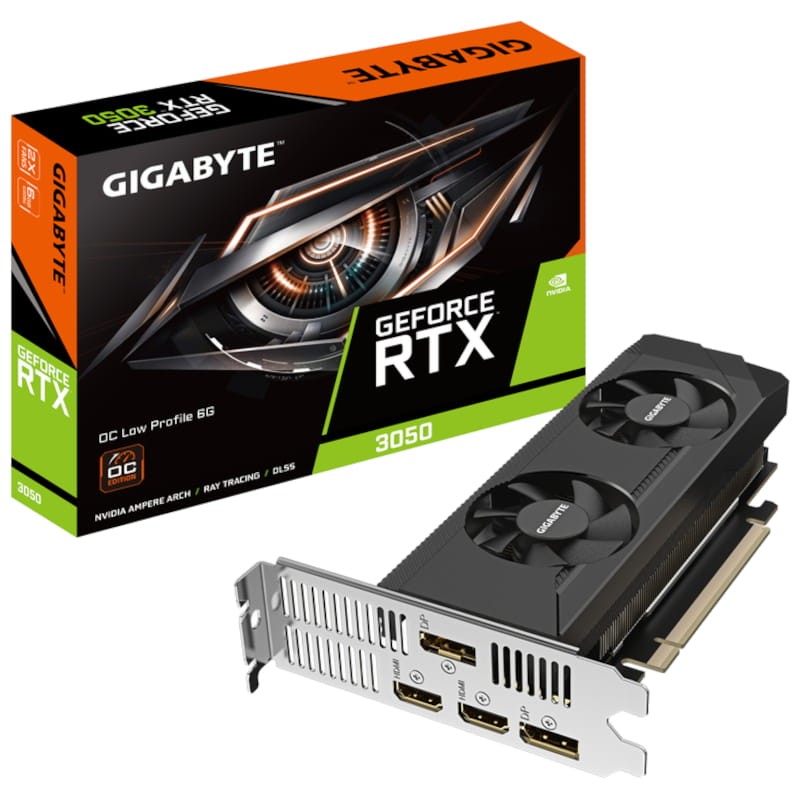 Gigabyte NVIDIA GeForce RTX 3050 OC Low Profile 6 GB GDDR6 - Ítem