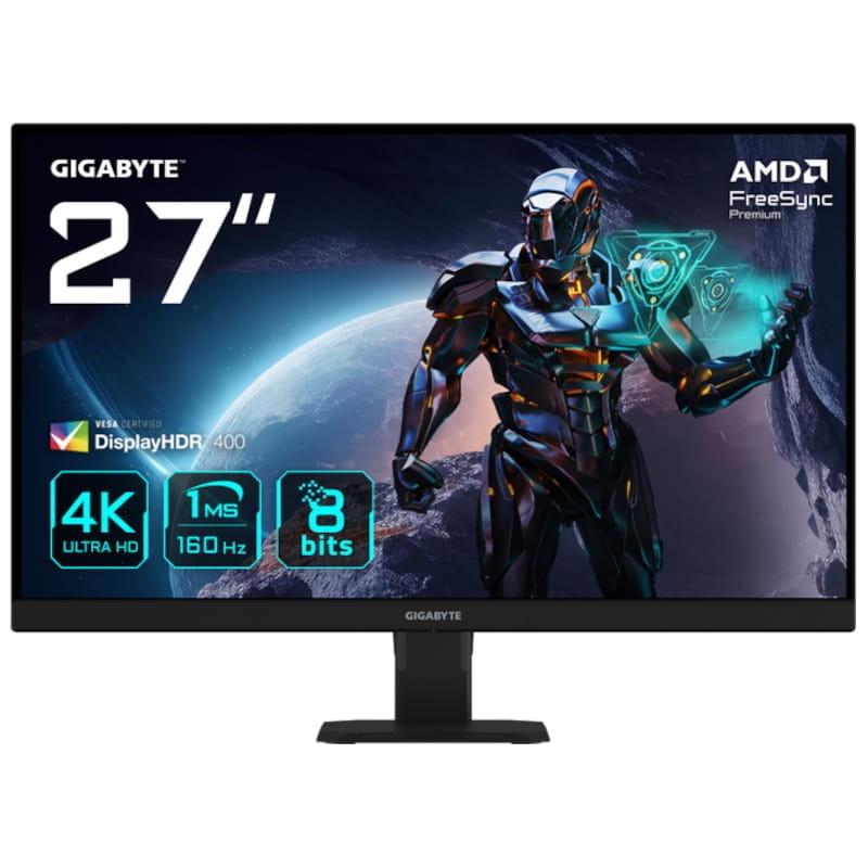 Gigabyte GS27U 27 4K UHD SS-IPS 160 Hz HDR400 Negro - Monitor PC - Ítem