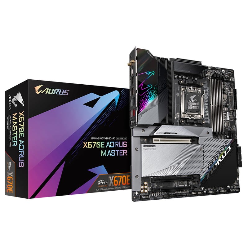 Gigabyte X670E AORUS MASTER AMD X670 Zócalo AM5 - Placa Base - Ítem