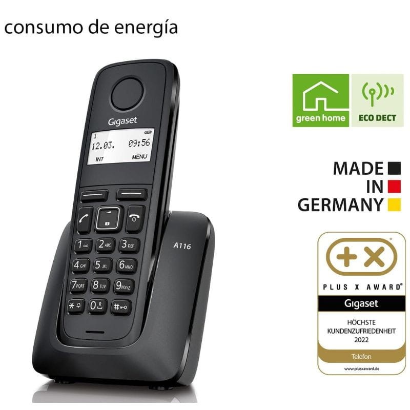 Gigaset A116 Noir - Téléphone DECT - Ítem4