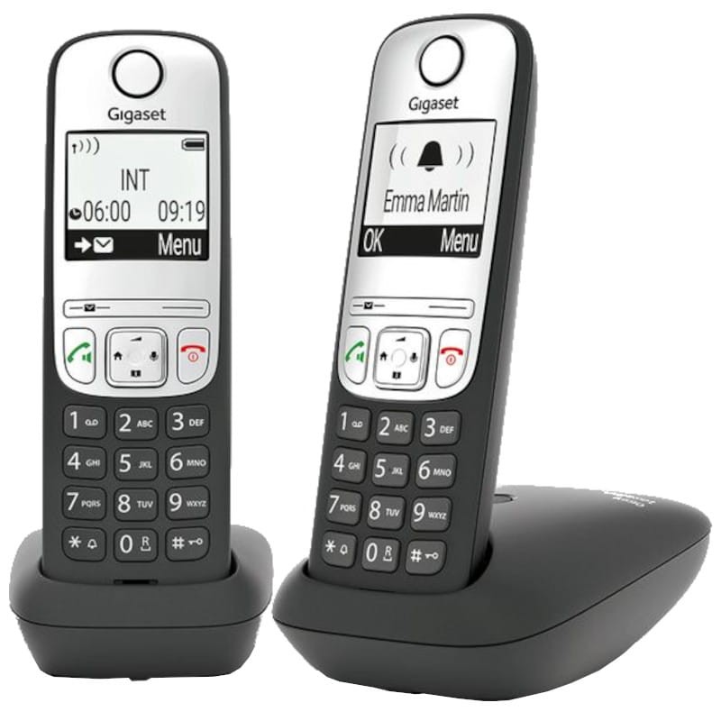 Gigaset A690 Duo Téléphone DECT/analogique Noir - Téléphone fixe - Ítem