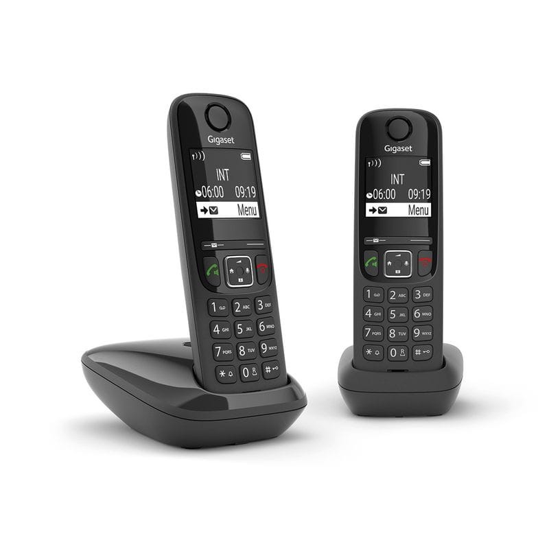 Gigaset AS690 Duo Téléphone DECT/analogique Noir - Téléphone fixe - Ítem1