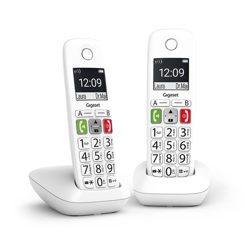 Gigaset E290 Duo Téléphone DECT/analogique Blanc - Téléphone - Ítem1