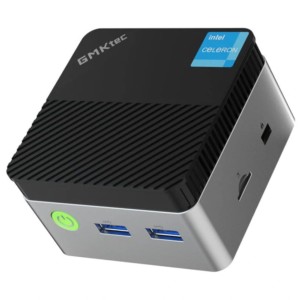 GMKtec Nucbox G5 Intel N97/12GB DDR5/512GB SSD/W11 Pro Negro - Mini PC Tamaño Bolsillo