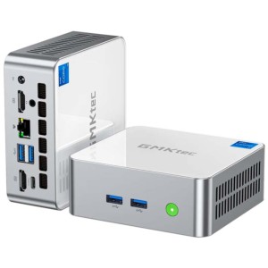 GMKtec NucBox M3 Intel i5-12450H/32GB/1TB SSD/Windows 11 Pro Plata - Mini PC