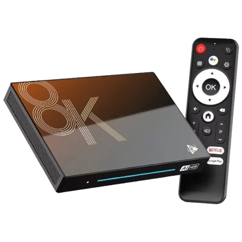 H96 MAX M9S 8K RK3576 4 Go/32 Go Wifi 6 Android 14 Noir - Android TV - Ítem