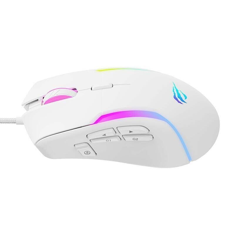 Havit MS1033 RGB 8000 DPI 9 Botões Branco - Rato para jogos - Item3