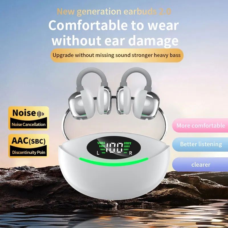 HBQ YYK-Q69 Enganche de oreja Blanco - Auriculares Bluetooth - Ítem1