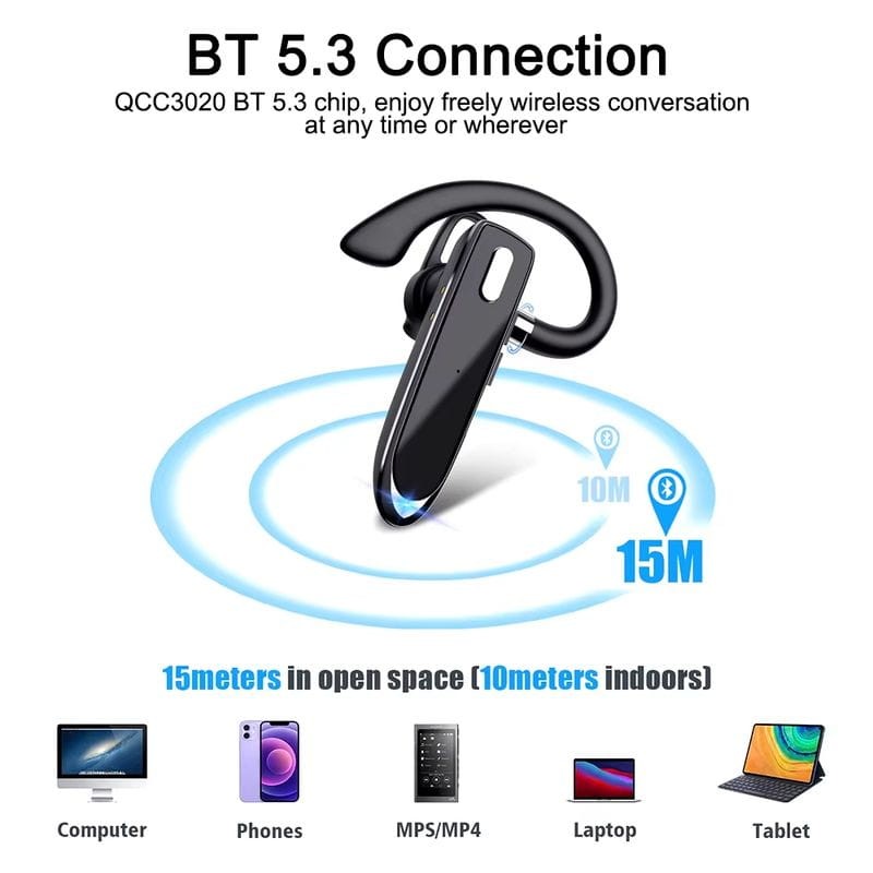 HBQ YYK-530-2 Business Preto - Auriculares Bluetooth - Item4