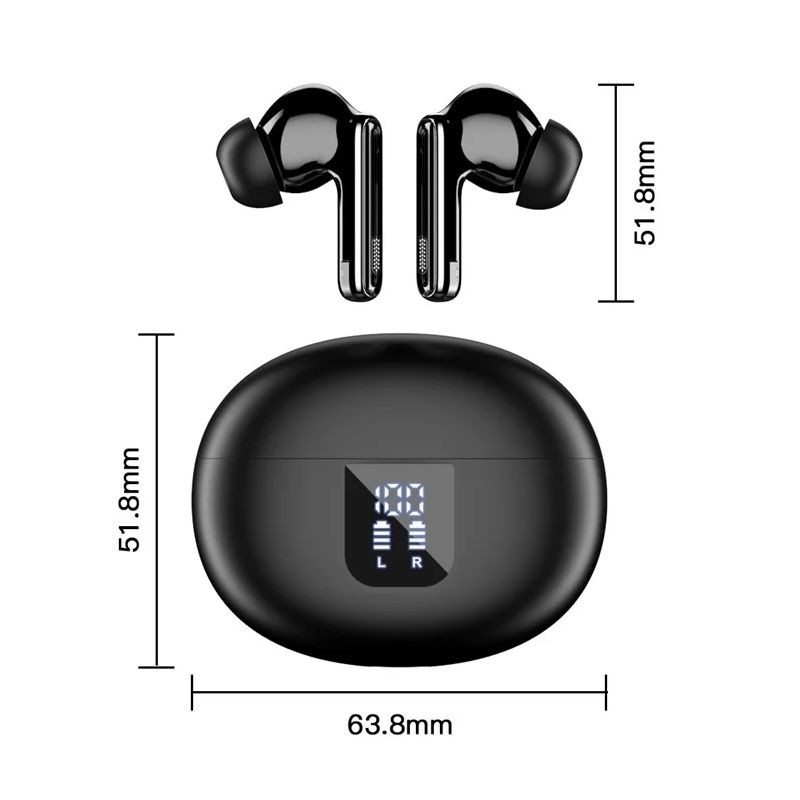 HBQ YYK-Q10-1 Handle Preto - Auriculares Bluetooth - Item7