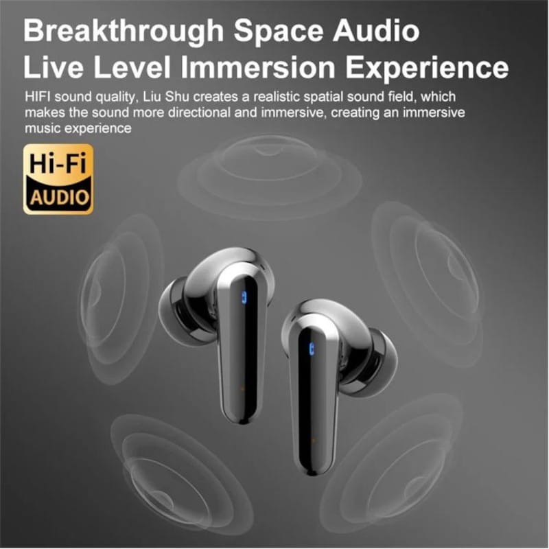 HBQ YYK-Q30 ANC LCD Prata - Auriculares Bluetooth - Item5