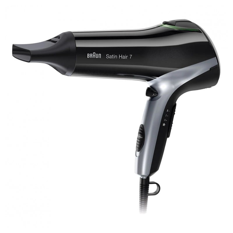 Secador de cabelo Braun HD710 2200W Preto, Prateado - Item