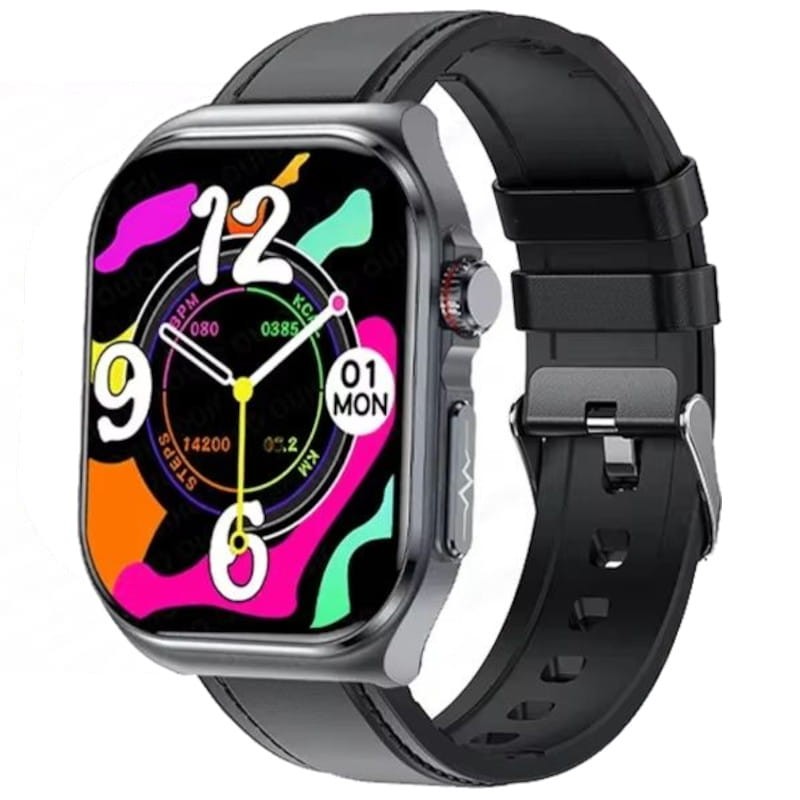 Hello ET585 Cuero Negro - Reloj inteligente - Ítem