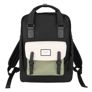 Himawari 1010 Negro y Verde - Mochila para portátil