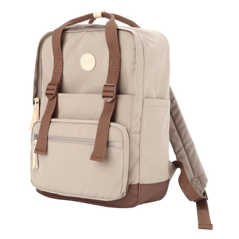 Himawari 1085B Beige y Marrón - Mochila para portátil - Ítem2