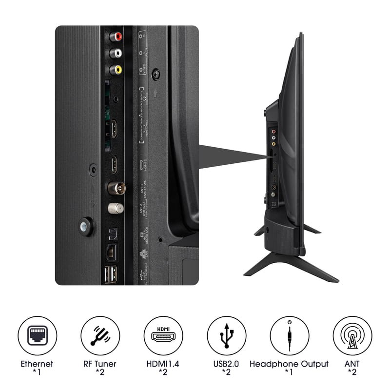 Hisense 40A4K - WiFi - 40 pulgadas - SmartTV