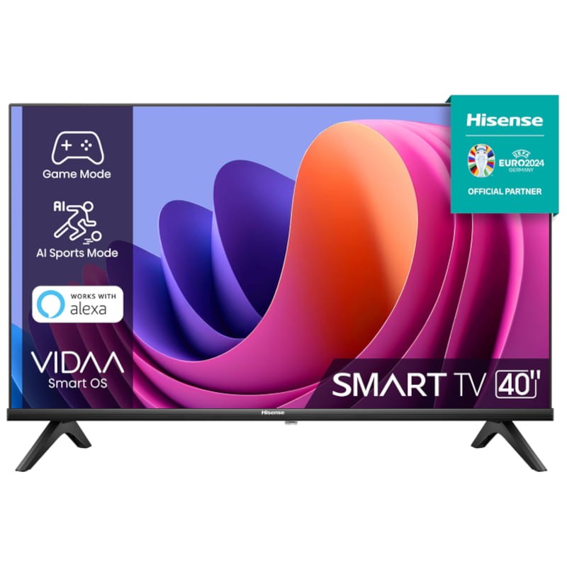 Hisense 40A4N 40 FullHD Smart TV Wifi Negro - Televisor - Ítem