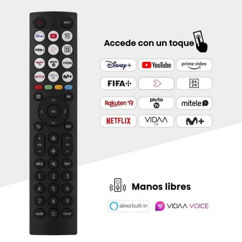 Hisense 85E7NQ 85 4K UHD QLED Smart TV - Televisor - Ítem1