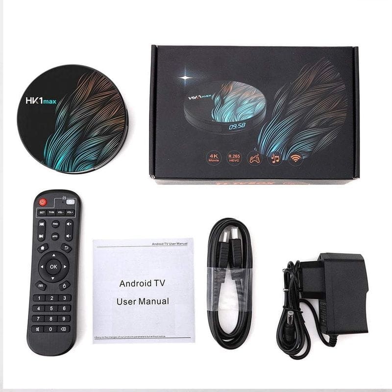 HK1 Max RK3318 4GB/32GB Dual Wifi Bluetooth Android 10 Negro - Android TV - Ítem5