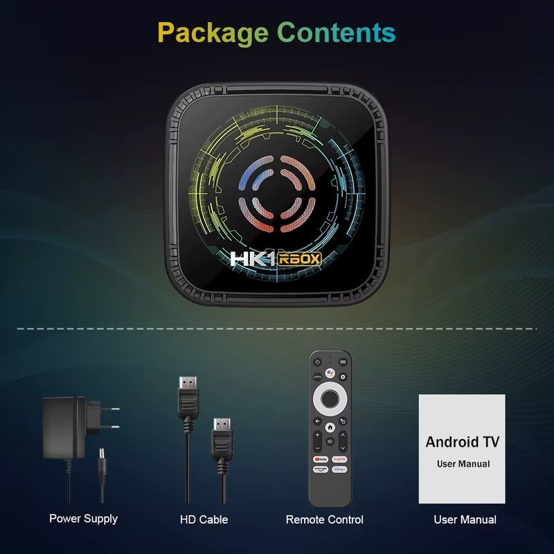 HK1 RBOX H8X Allwinner H728 4GB/64GB Android 14 - Android TV - Ítem4