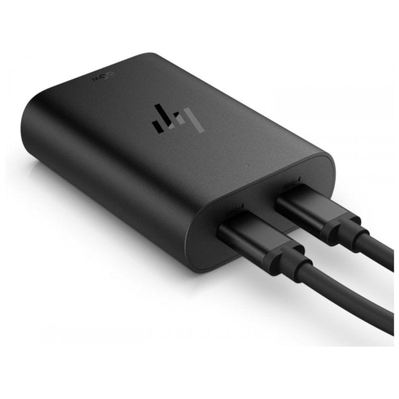 HP 600Q7AA 65 W USB-C 2 Puertos GaN Negro - Cargador portátil - Ítem1