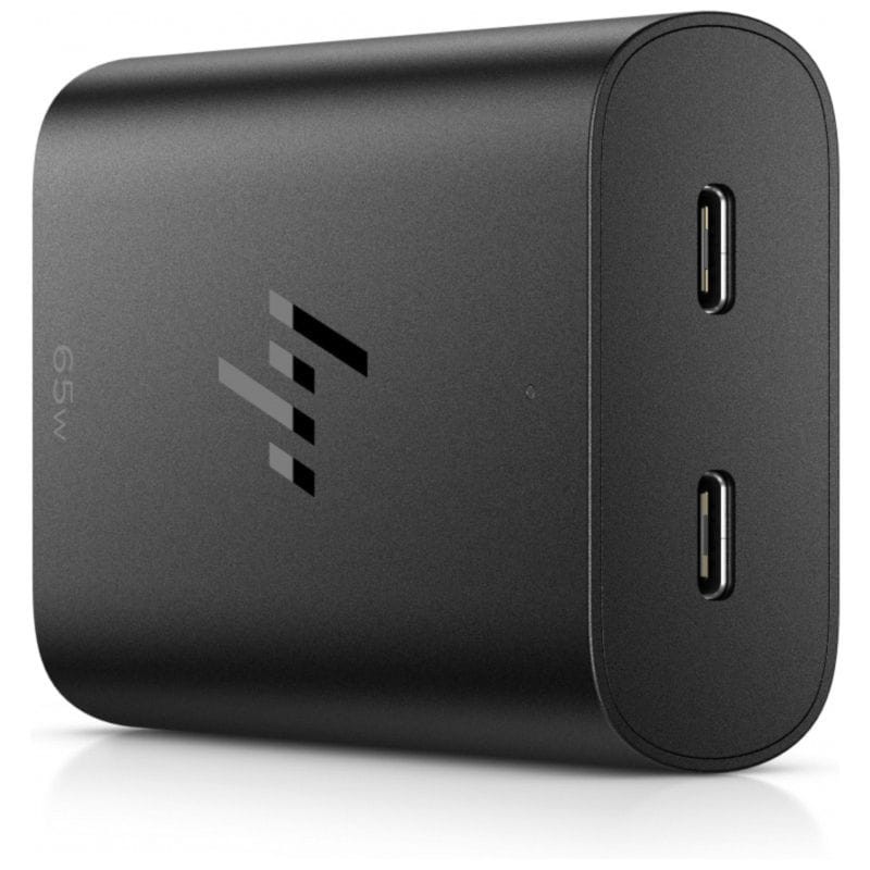 HP 600Q7AA 65 W USB-C 2 Puertos GaN Negro - Cargador portátil - Ítem4