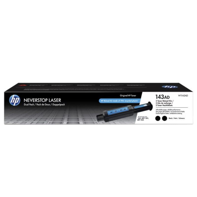 HP Original Neverstop 143AD Noir - Kit de deux toners de recharge - Ítem