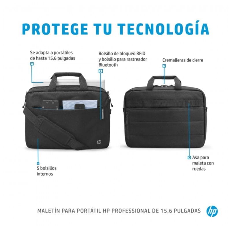 HP Professional (500S7AA) 15,6 Sistema RFID Negro - Maletín para portátiles - Ítem11