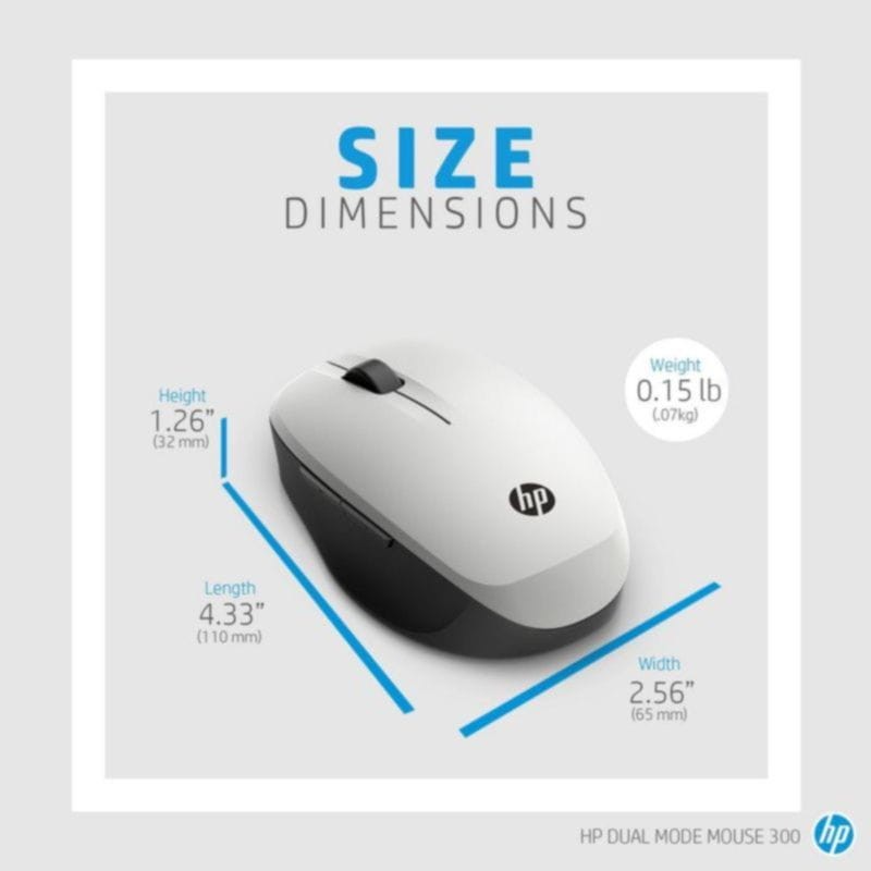 HP Dual Mode Mouse Preto/Prata - Rato sem fios - Item5