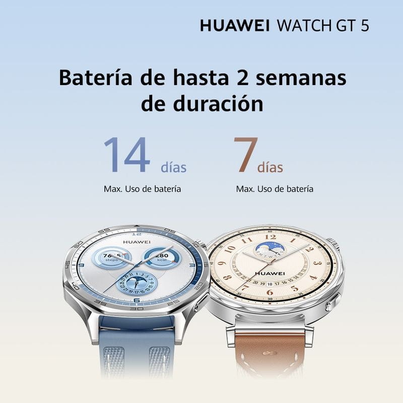 Huawei Watch GT5 41mm GPS Bracelete Fluoroelastómero Azul - Relógio Inteligente - Item10