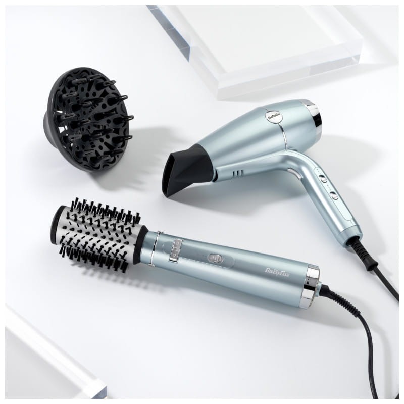 BaByliss Hydro-Fusion Air Styler Giratorio 50 mm 700 W Aguamarino - Cepillo de aire - Ítem4