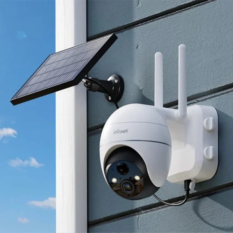 ieGeek ZS-GX4S 5MP/QHD IP65 WiFi Solar Branco - Câmara de Segurança para Exterior - Item1