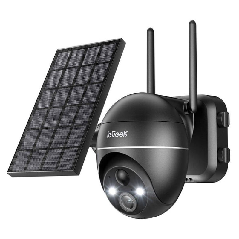 ieGeek ZS-GX4S 5MP/QHD IP65 WiFi Solar Preto - Câmara de Segurança para Exterior - Item