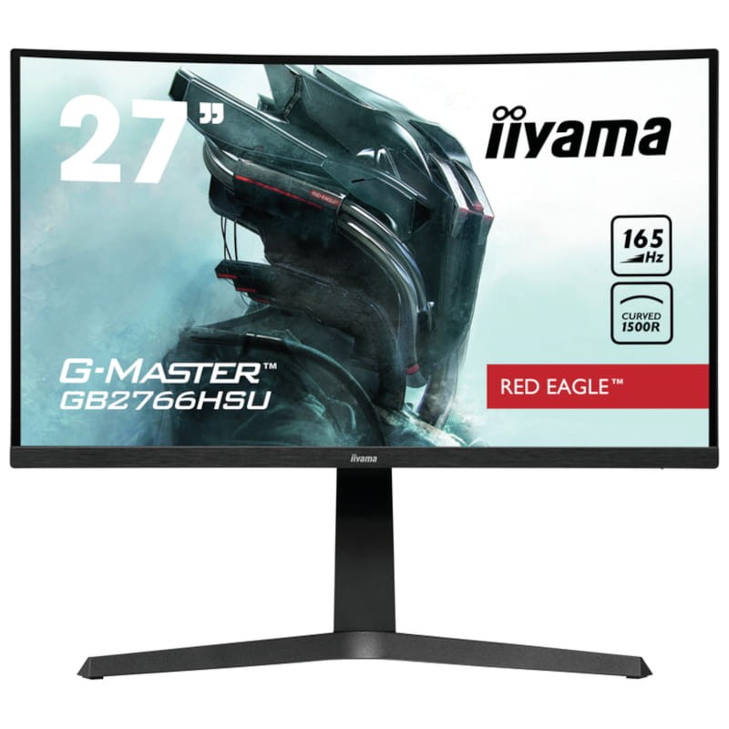 iiyama G-MASTER GB2766HSU-B1 27 FullHD VA Curvo 165 Hz FreeSync Premium Preto - Monitor para PC - Item