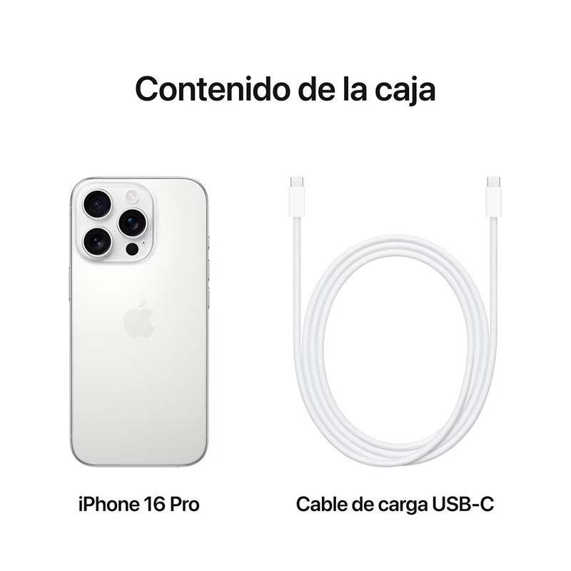 iPhone 16 Pro 5G 256GB Titanio Blanco - Teléfono móvil - Ítem6