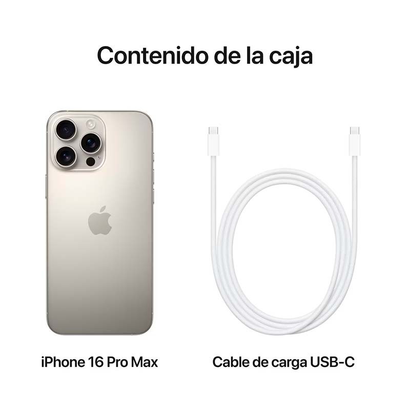 Apple iPhone 16 Pro Max 5G 256GB Titanio Natural - Teléfono móvil - Ítem6