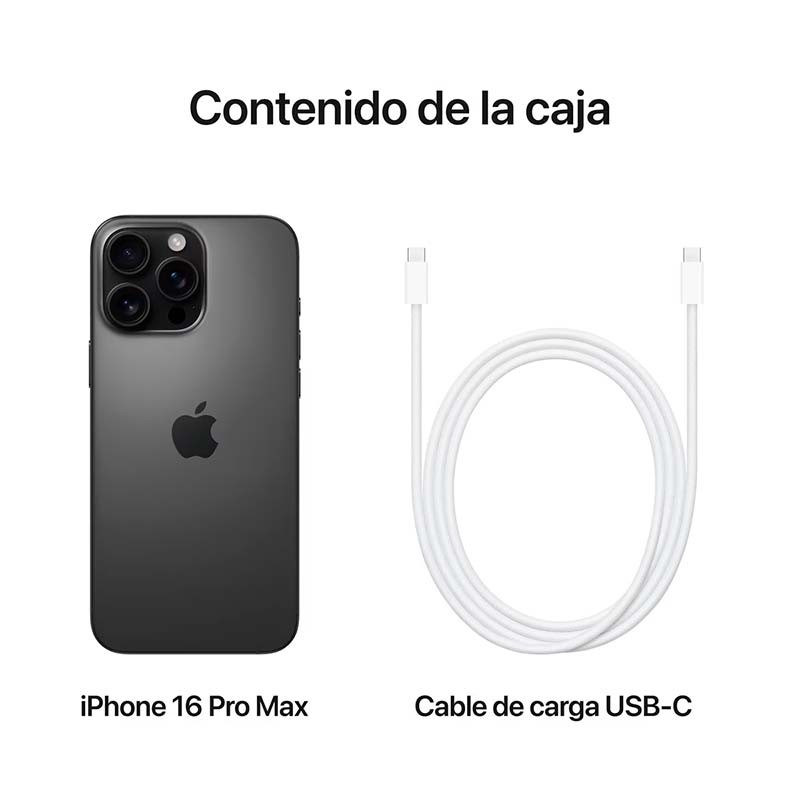 iPhone 16 Pro Max 5G 256GB Titanio Negro - Teléfono móvil - Ítem6